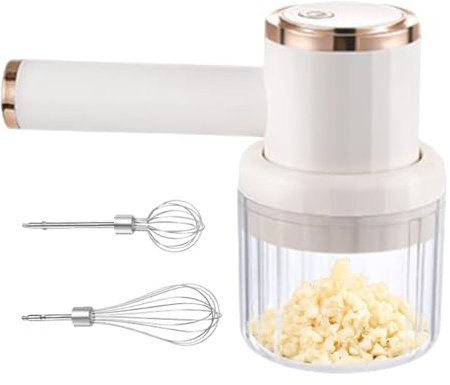 Presse aglio elettrico, mixer 300 ml, USB, ricaricabile, tritatutto per verdure, per cucina, casa, pollo, verdure, cipolla, purea di frutta e noci