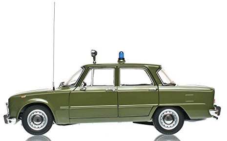 ALFA ROMEO GIULIA SUPER 1600cc CARABINIERI 1970 VERDE 1:18 (Minichamps 183120991)