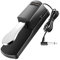 Cootack Universal Sustain Pedal Suitable for Yamaha Casio Roland Electronic Keyboards, Digital Piano & More Silver