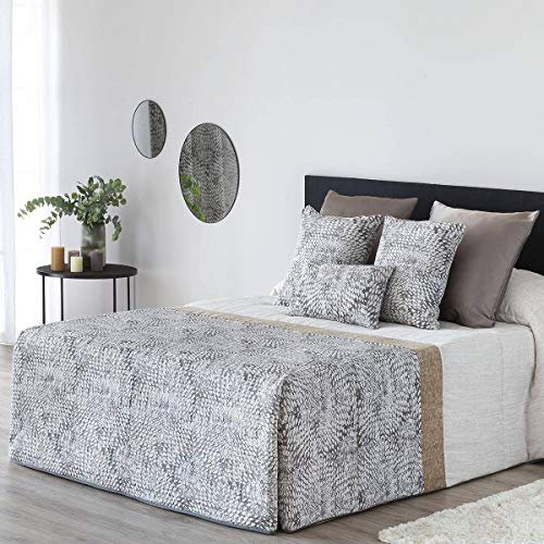 Confections Paula Steppdecke Palma Decke für Bett 150 cm, Beige