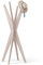 MOBILI FIVER, Porte-manteau sur pied Design, Emma, Orme Perle, Porte-manteau pour Chambre, Couloir, Entrée, Made In Italy