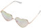 GUESS Factory Girl's Pink Heart Sunglasses
