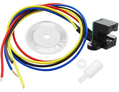 Youmile 1 Stk 5V Fotoelektrischer Encoder Generator Speed Sensor modul Plattencode Radmodul Encodercode Disc-Modul für intelligentes Auto Laserschneiden Quadratursignalausgang