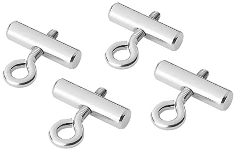 MULTIBROS 4X Endstopper für Kederschiene – Kederstopper Blockierungskit 8-10 mm | Robuster Verzinkter Stahl | Für Vorzelte, Planen & Sonnensegel | Einfache Montage (8-10 mm)