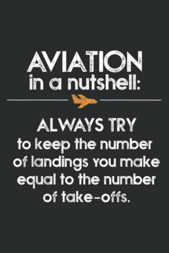 Mens Funny Pilot Gift for Aviators Aviation Airplane Captains: Daily Planner: Undated DailyJournal, Daily Task Planner Notebook, Size 6 x 9, 120 Pages