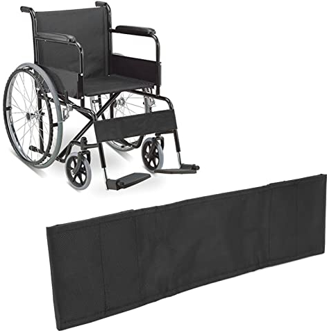 Rollstuhl-Beingurte, Rollstuhl-Beinrückhaltegurt, Fußstütze Verstellbar Weich Bequem Rollstuhl-Wadengurt Rollstuhlzubehör für Rollstuhlfahrer(45CM)