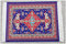 Egurs Teppich Mauspad Teppich Maus Pad Oriental Persian Mini Teppich Mauspad mit Quaste Klein Mousepad orientalischer Teppich Computer Mousepad Lustiges Büro Zubehör für Tischdekoration A16
