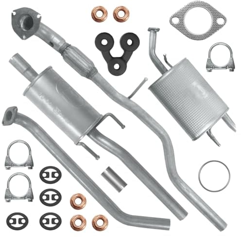 Polmo Schalldämpferset Auspuffanlage Auspuff für Chevrolet Spark 3 III 2009-2015 1.0 1.2