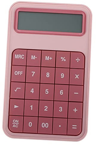 VILLCASE 1 Pc Calculatrice à 12 Chiffres Ordinateur de Bureau calculatrices Grand écran Aides au calcul Simples Calculatrice de Bureau Simple Beau Calculatrice électronique