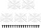 PATIKIL 110mm Fan Grill with Screws, 5 Pack Chrome Plated Iron Frame Ventilator Grill Protector Mesh Dustproof Case Cover for Computer PC, Silver Tone