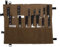XITVVyg 1PCS Chef Knife Roll Bag Case Khaki,14 Slots Knife Storage Roll Bag,Heavy Duty Waterproof Waxed Canvas Knife Bag for Camping,Hiking,Cooking,Kitchen Knife Roll Bag(Knives Not Included)