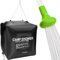 TRIZAND Campingdusche Solar 40 Liter 10 Gallons Wassersack mit Solarheizung Tragbar 40°C Warmwasser im Freien 23494
