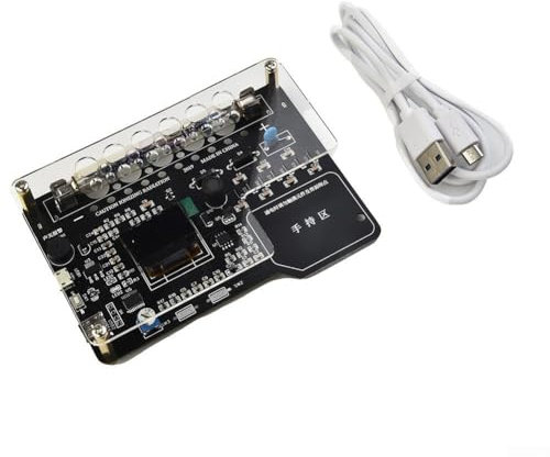 DIY Geigerzähler Kit Strahlungsprüfer mit OLED Display Prozessor Graph Funktionen