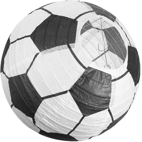 Fußball Papierlaterne Dekoration Für Geburtstagsfeiern - Kreative Hängelaterne Für Sport-Events Und Mottopartys 12 Zoll