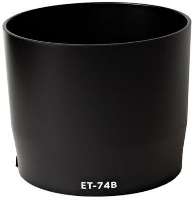 Ersatz Gegenlichtblende für Kameras ET-74B | 67mm Sonnenblende für Kameraobjektive, kompatibel mit Canon RF 100-400 mm f/5.6-8 is USM und Canon EF 70-300 mm f/4-5.6 is USM