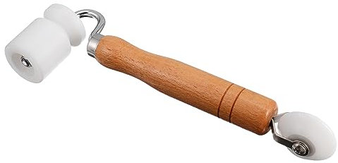 ETHZZLE Doppel-tapete Naht Andrückrolle Holzgriff Roller Rad Bau Roller Werkzeug