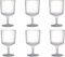 WZYYCV Bicchieri Bicchiere da Vino Bicchieri da Cocktail in Cristallo Bicchieri da Whisky Rotondi Trasparenti 255 ml/8,6 Once Bicchiere Birra