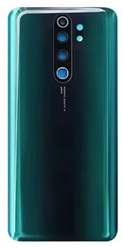 Scocca Cover Back Copri Batteria posteriore +Vetro Fotocamera Per XIAOMI Redmi Note 8 Pro 2015105 M1906G7I M1906G7G Ricambio Pari Originale Sostituzione Riparazione Verde Green