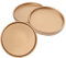 BESTonZON 3 Piezas Platos de Cerámica Redondos Macetas de Trays Plantas Drip Trays de Jardinería Interior y Exterior Protección y Estilo Su