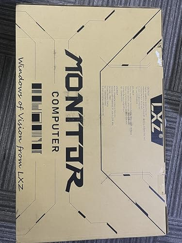 LXZ 27 Zoll Monitor 4k with Built-in Speaker, 60Hz UHD Gaming Monitor, Adaptive-Sync, VA Panel, 2X HDMI 2.0, 2X DP 1.4, VESA Mountable