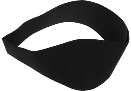 TOGEVAL Verstellbares Neopren Schwimmstirnband mit Ohrschutz für Kinder und Erwachsene Haarband zum Kajakfahren und Kanufahren in Schwarz