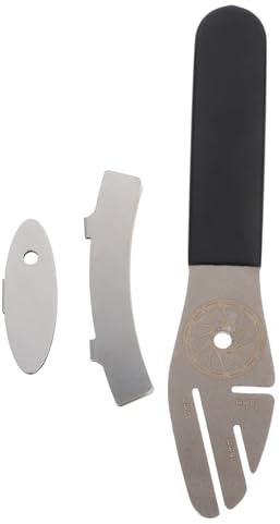 Toddmomy Stainless Steel Mountain Bike Brake Caliper Spacer Set Anti-rub Disc Brake Pad Adjuster for Accurate Alignment and Enhanced Stability Quiet Operation Tool for Off-road Cycling