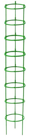 SHINEOFI Vielseitiges 8 Lagiges Rankgitter aus Bruchfestem Material 136cm Hoher Pflanzenstützkäfig für Kletterpflanzen und Tomaten Im Garten
