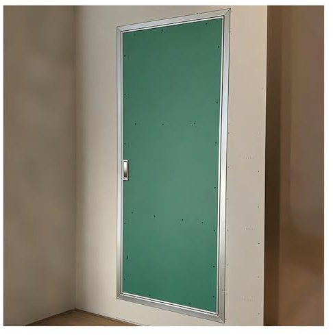 AMUFJJ Trappe de Visite Panneau D'accès Encastré Extra Large, Plaque De Recouvrement pour Trappe D'inspection Et Révision Porte Utilitaire Murale, Port d'entretien Dissimulé(22x25in (55x63cm))