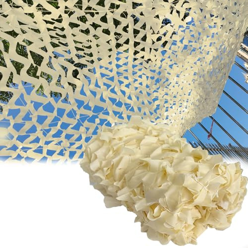 Filet de Camouflage Beige, 3x5m Toile Ombrage Exterieur Sable, Auvent De Terrasse, Filet de Camouflage pour pergola, Protection Solaire, Jardin Décoration,c