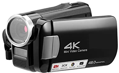 SHEHUALI Cámara de Vlogging, 4K Vlog Cameras Videos, AC2 1080P 60FPS IR Night Vision Digital Camcorders For Photography Beginners