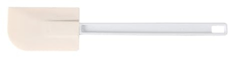 HENDI Teigschaber, Klinge: 116mm, ABS Griff, Schaber aus synthetischem Gummi, 70x358mm, ABS Kunststoff