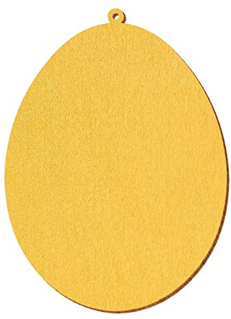 Goldene Holz Ostereier - Deko Zuschnitte 2-10cm, Größe:3cm, Pack mit:10 Stück