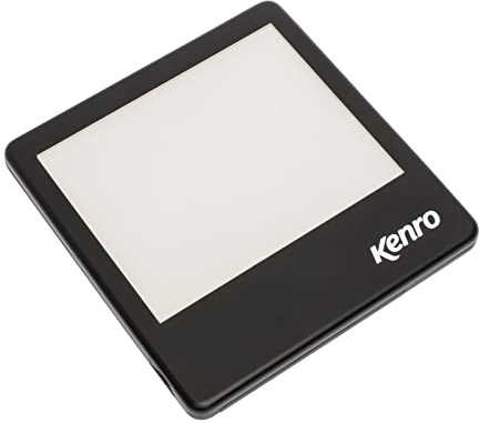 Kenro Slimline LED Light Panel for Viewing Slides and Negative Film with 5x4 (10x12.5cm) Viewing Area - KNSL01