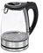 Bomann® Wasserkocher Edelstahl 1,7 Liter | BPA frei | Wasserkocher Glas | 2200W | Sicherheitsglas | Wasserstandsanzeige | mit Kabelaufwicklung | Kettle | Edelstahl Wasserkocher | WKS 6032 CB