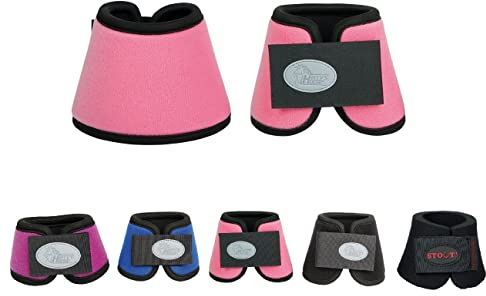 NETPROSHOP 1 Paar Hufglocken Neopren Springglocken für die Kleinsten Mini Shetty und Shetty, Groesse:Shetty, Farbe:Rosa