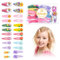 24pcs Mollette Capelli Bambina, Metallo Antiscivolo Accessori per Capelli, Colorato Fermagli Capelli Bambina per Ragazza Piccola