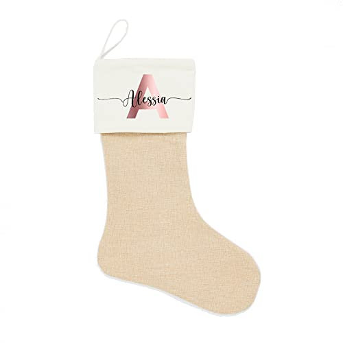 Nikolausstiefel mit Name personalisiert, Nikolausstrumpf Nikolaussocke Weihnachtsstrumpf Nikolausgeschenk, Geschenkidee, Kinder, Familie