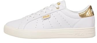 FILA Lusso F Wmn, Zapatillas Mujer, White Gold, 38 EU Estrecho