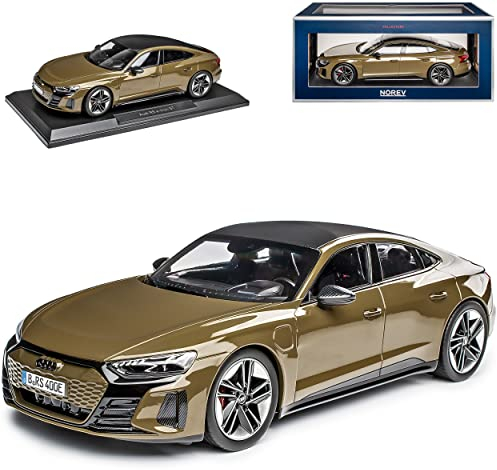 Norev A*U*D*I E-Tron GT RS Limousine Olive Grün Metallic Ab 2020 1/18 Modell Auto mit individiuellem Wunschkennzeichen
