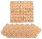 Set mit 6 Untersetzern aus Wasserhyazinthe (Quadrat)