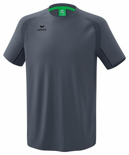 Erima Herren Liga Star Trainings T-Shirt (1082332), Slate Grey/schwarz, XL