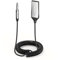 UGREEN Aux Bluetooth Adapter Auto Bluetooth 5.3 Empfänger Klinke für Freisprechanruf und Wireless Musik kompatibel mit Auto mit Aux und USB Anschluss, Lautsprecher, Verstärker (Silber-Standard)