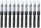 20pcs Ink Absorber Pen Ink Filler Spring Tool Fountain Pen Ink Refills Ink for pens Fountain Ink Stuffing School Supplies Push-Pull Plastic Pen and Ink