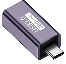 Askoppo USB-C-Stecker auf MIDI-Buchse-Adapter,Typ C auf USB B Druckeradapter für Drucker MIDI E-Piano Synthesizer und mehr Typ-C Gerät/Laptop (1 Stück)