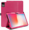INSOLKIDON Compatibile con ‎Jumper EZpad M11 10.51 INCH Tablet Custodia protettiva in pelle Cover con Funzione di Supporto, Auto Svegliati/Sonno,Cover Protezione in PU Pelle (Rosso rosa)