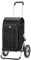 Andersen Einkaufstrolley - klappbar - 61 Liter - mit Kühlfach - Aufhängung für Einkaufswagen - belastbar 50 kg - Aluminium - Trolley - Metallspeichen-Rad Ø 25 cm - Royal Shopper Folke schwarz