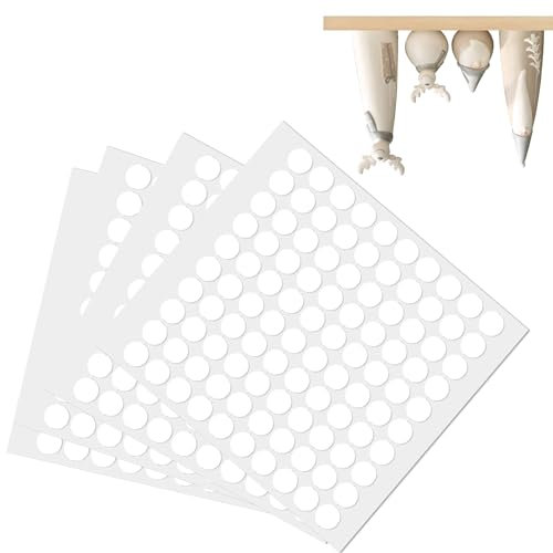 400 Pcs 10mm Double Sided Glue Dots Acrylic Clear Round Sticky Pads Dots Removable Traceless Damage Free Transparent Strong Multipurpose for Balloon Party Decorations Wall Craft Tape Posters Photos