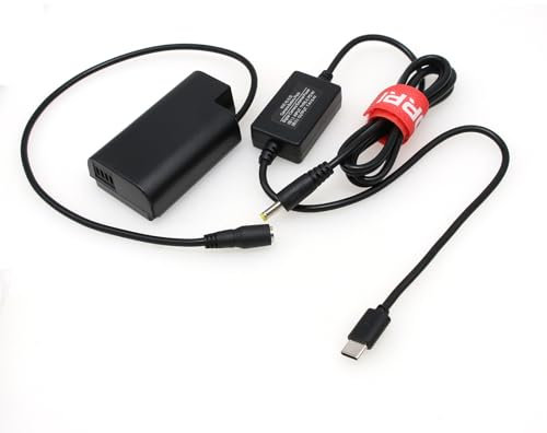 DRRI PD USB Type-C to DMW-DCC16 Dummy Battery DC Coupler Replacement DMW-BLJ31 for Panasonic LUMIX S1 S1M S1R S1RM S1H