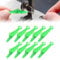 Nadeleinfädler, Einfädelhilfe für Nähnadeln, Nähmaschinen Zubehör Kunststoff Nähnadeln Einfädler, Automatischer Einfädler Nadel Threading Tool für Handnähen (10, Rechteckig)