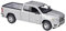 EMRGAZQD Motorfahrzeuge Replika Auto 1:24 Für Dodge RAM 1500 2019 Metalldruckgussmodell Für Erwachsene Sammlerstücke Originalgetreue Nachbildung(Silver)